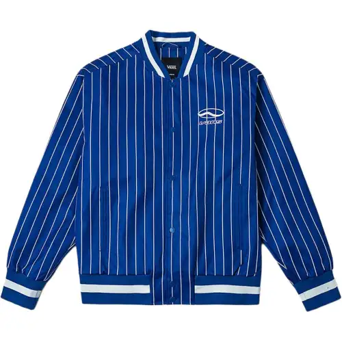 Vans Jackets Men's Blue Baseball Collar Moderate Reversible