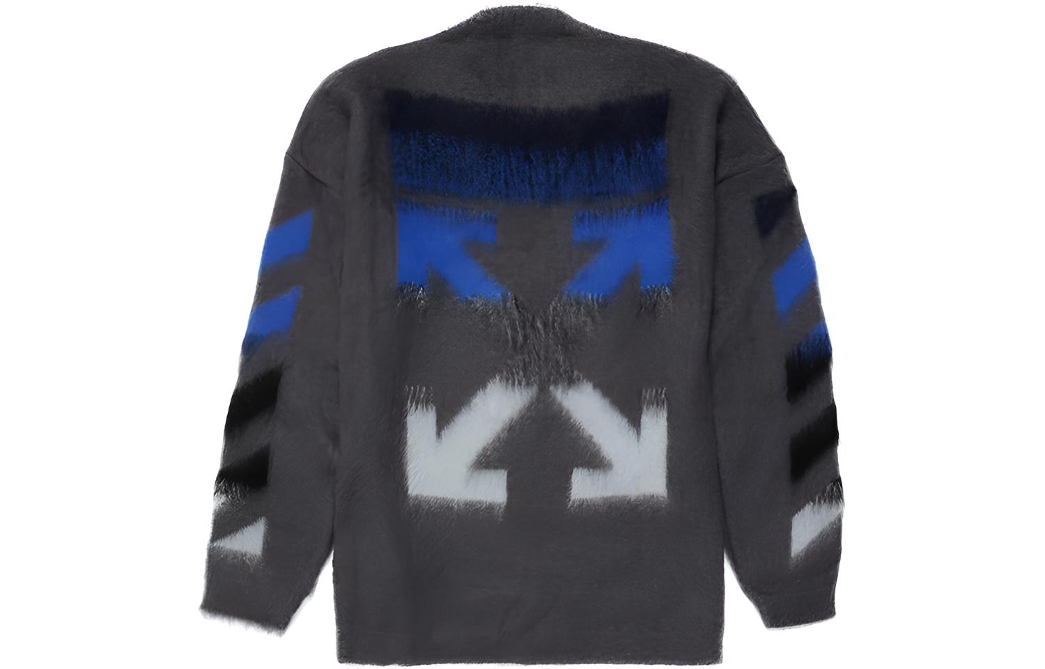 OFF WHITE Diag Brushed Sweater