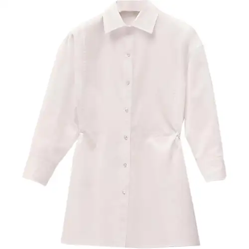HERMES Shirts Women's White Lapel Moderate