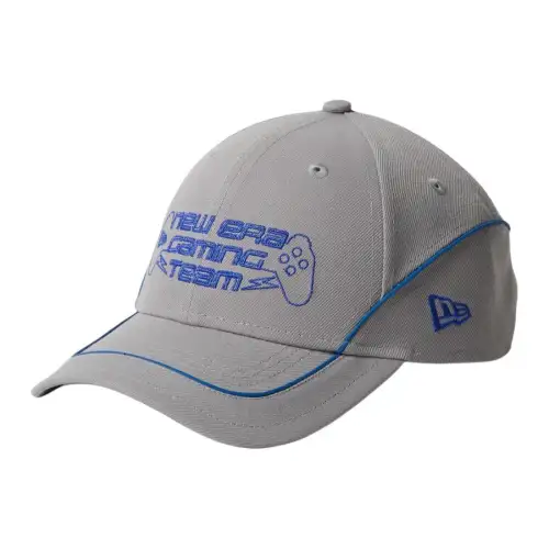 New Era 9FORTY PlayStation New Era Game Team Logo Polyester (Polyester Fiber) Peaked Cap Unisex Couple Style Light Gray