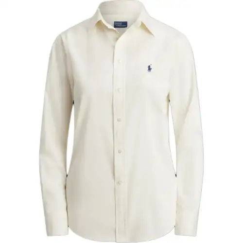 Polo Ralph Lauren Pony, classic retro creamy shirt, with embroidery, with your logo imprint, print