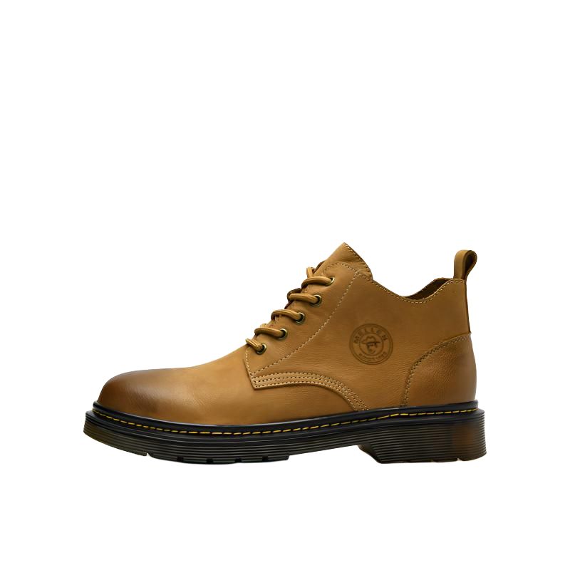 MELLEN Combat Boots Men's Light Brown/Black
