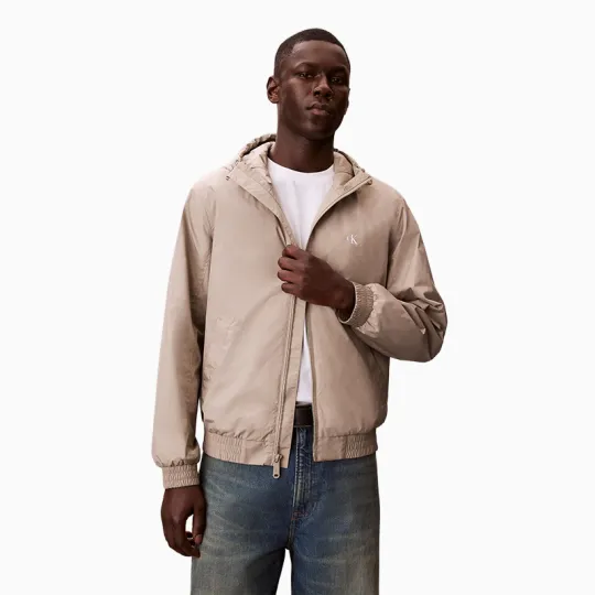 Джинсы CALVIN KLEIN ветрозащитные и водоотталкивающие, спортивная модная куртка с капюшоном для отдыха на открытом воздухе, мужской стиль