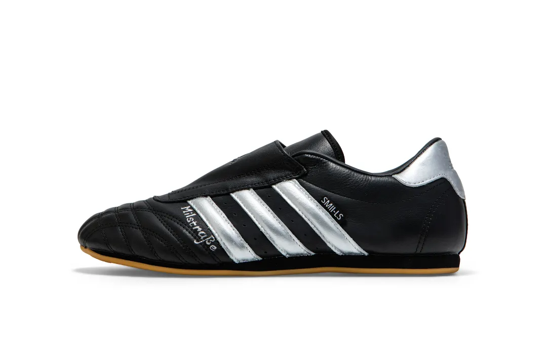 Adidas Originals Taekwondo Abrasion Resistant Lightweight Low top Training Shoes Unisex Black Silver