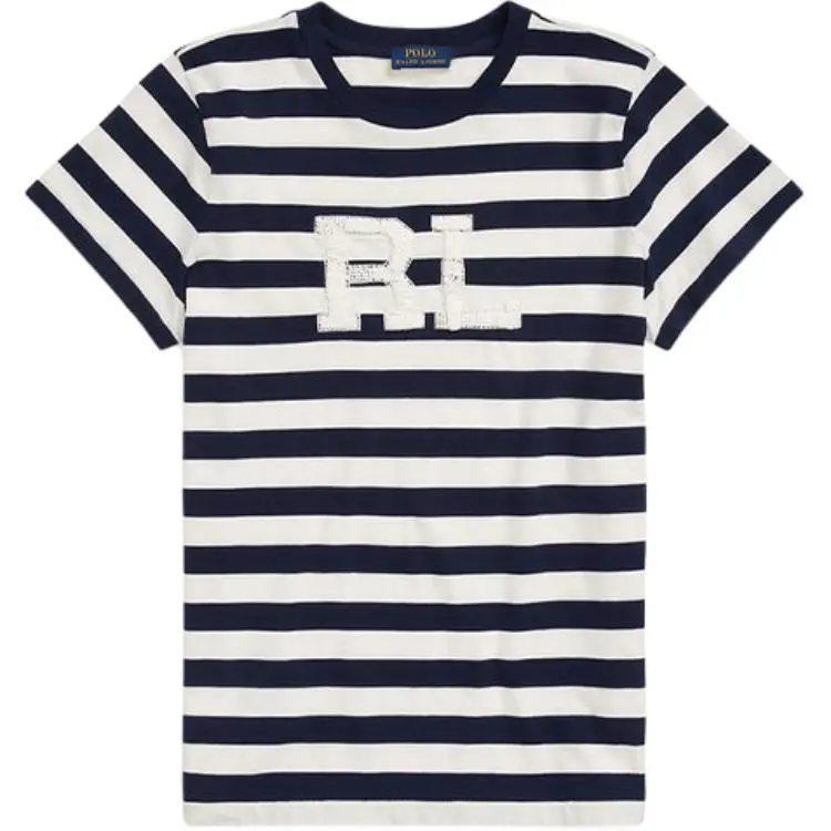 Polo Ralph Lauren SS22 Regular Sleeve T Shirt Women's Marine Blue Standard