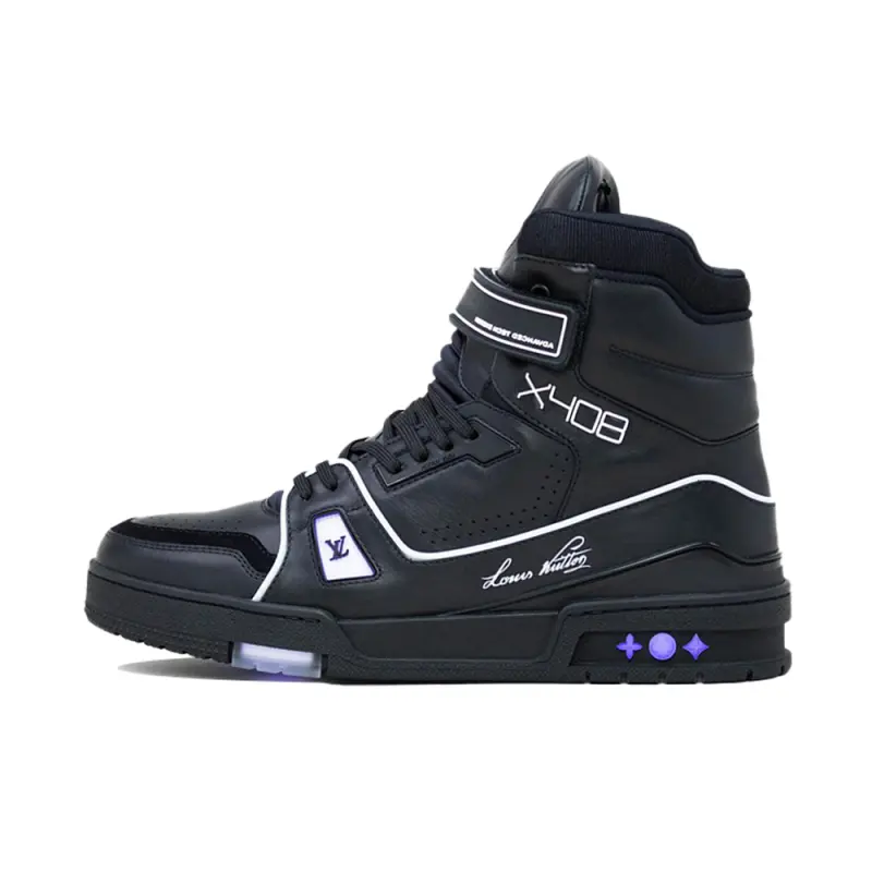 LOUIS VUITTON X408 Led Limited Ankle Sneakers 'Black'
