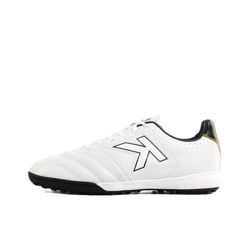 KELME TF Turf Slip Resistant Abrasion Resistant Slip Resistant Abrasion Resistant Soccer Shoes Men's White Black