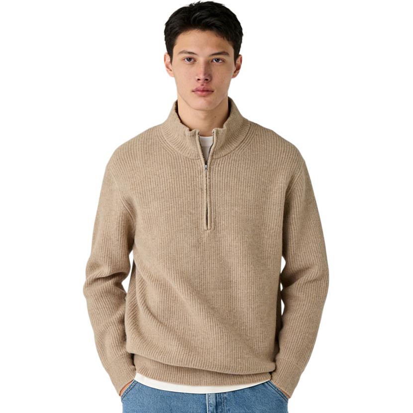 Мужской свитер UNIQLO Knit (бежевый)