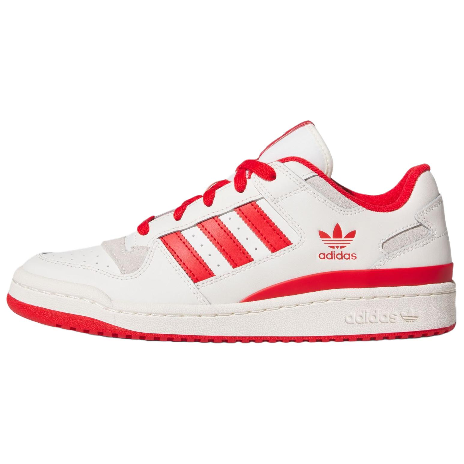 Кеды adidas originals FORUM CL (бело-красные)