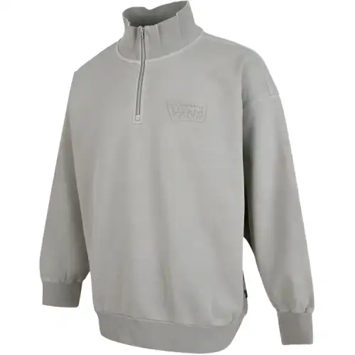 Vans Sweatshirts Unisex Green Stand Collar Moderate Regular