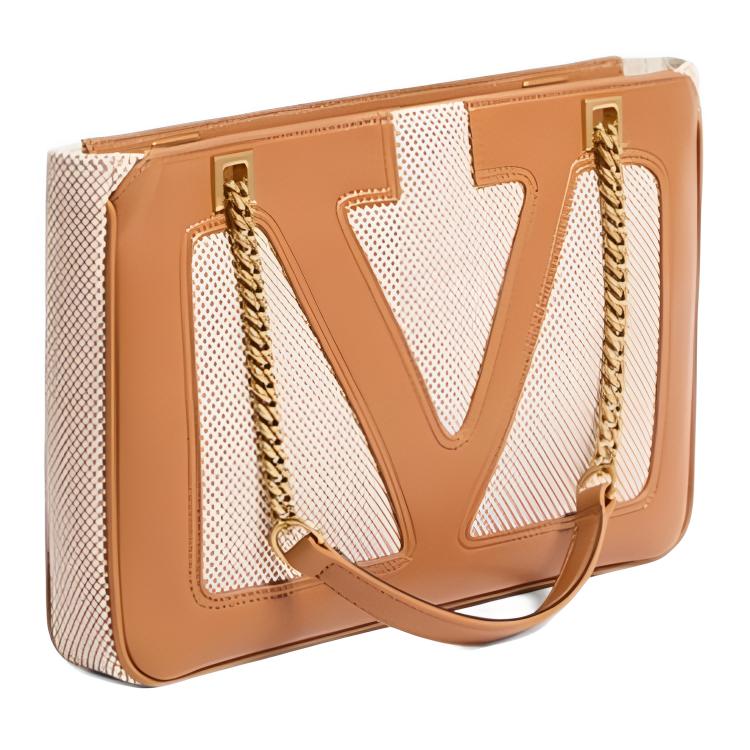 Женская сумка Valentino VIVA SUPERSTAR / (бежево-коричневая) — фото 2