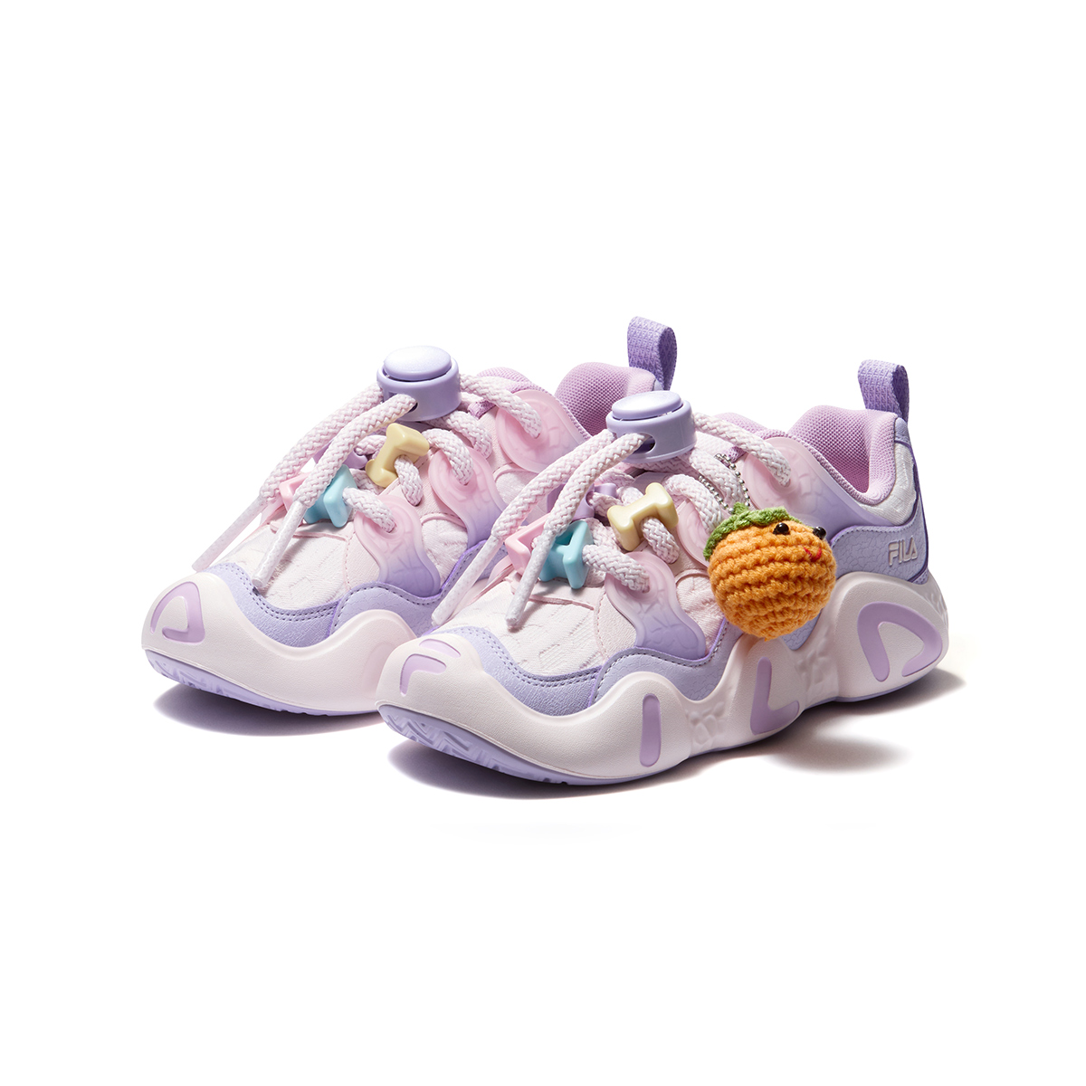 Кеды Fila KIDS Heritage-FHT FILA PEANUT/ (бежевые) — 烟灰/鱼子灰/方解石粉/木槿紫 — фото 8