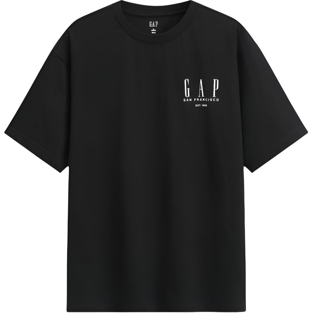 Футболка GAP Logo Round Neck (белая)