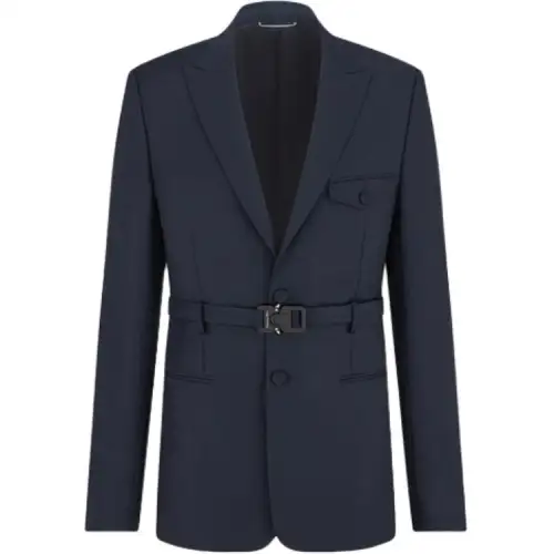 DIOR SS22 Business Suit Coat Men's Marine Blue