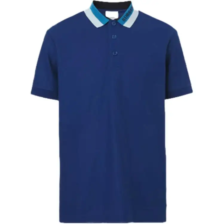 Burberry SS22 Polo Shirt Men's Blue