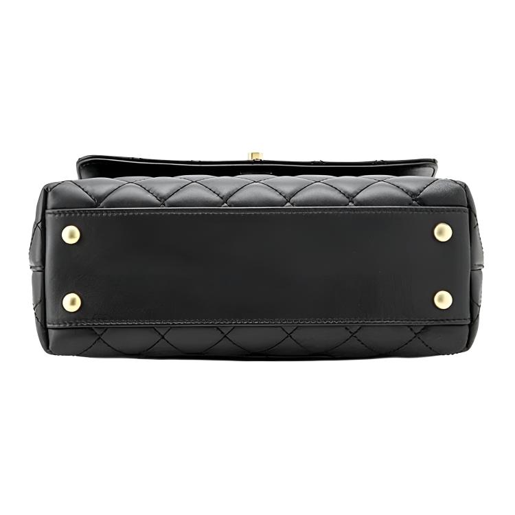 Женская сумка Chanel Coco Handle (черная) — фото 3