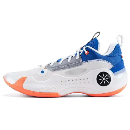 LiNing WOW 10 Sweet Orange Comfortable, Fashionable and Versatile TPU Low-top Basketball Shoes Men's White Blue Red