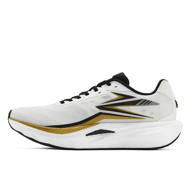361° Racing Track Xiaoqiang Low top Sprint Racing Training Long Distance Running Shoes Unisex White Black