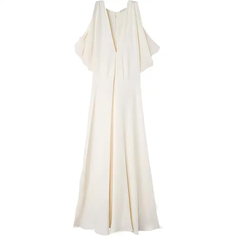 Loro Piana Milena Short Sleeved Dress Women's White