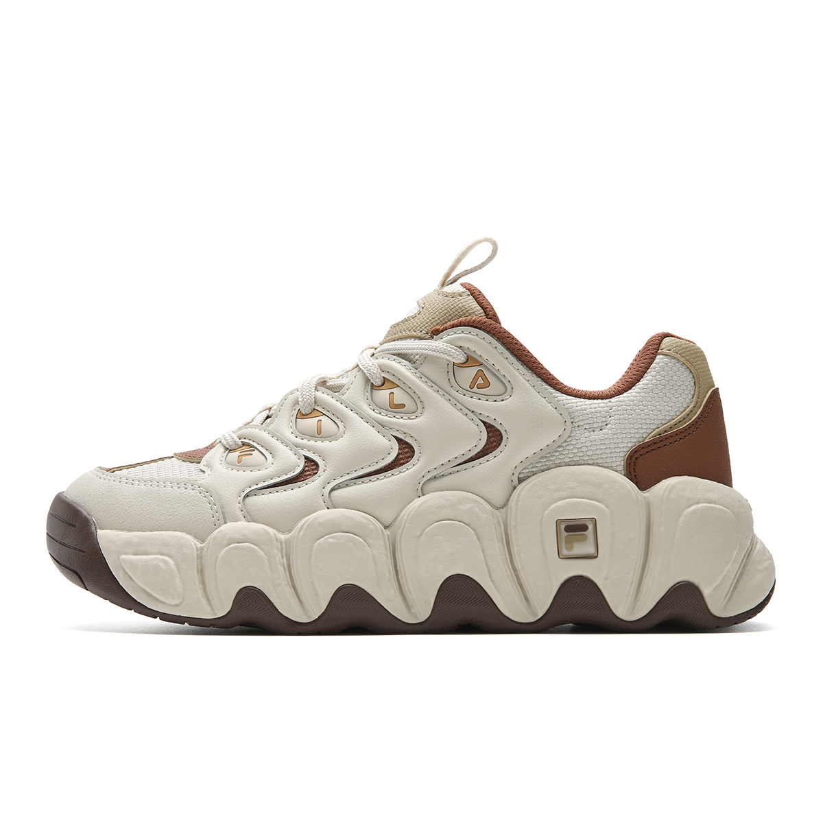 Женские кроссовки Fila FILA CROISSANT 1S / (бежево-коричневые)