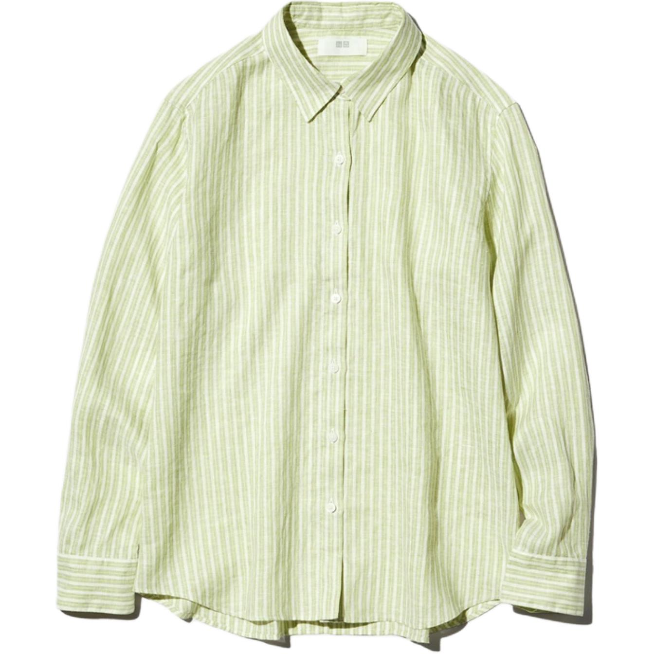 Женская рубашка UNIQLO (в полоску)