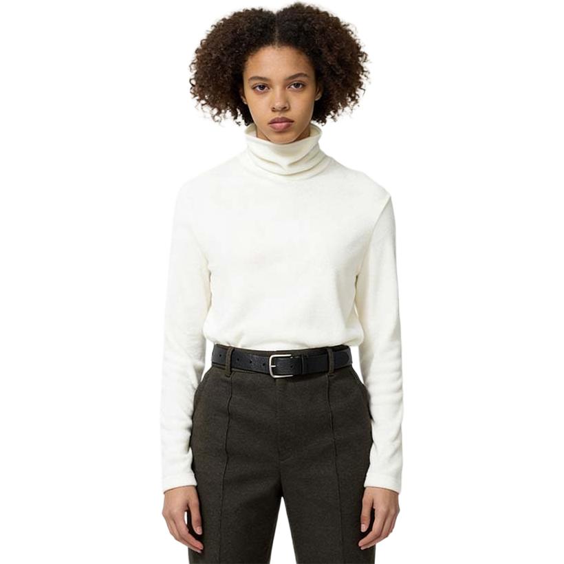 Женская футболка UNIQLO Turtleneck (белая)