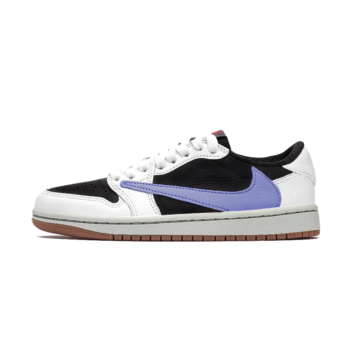 Travis Scott x Jordan Air Jordan 1 Cushioning Slip Resistant Abrasion Resistant Low top Vintage Basketball Shoes Unisex