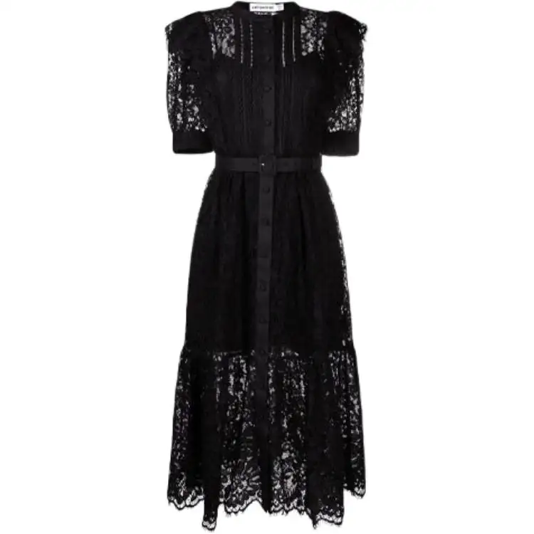 Burberry SS21 Short Sleeved Dress Women's Black