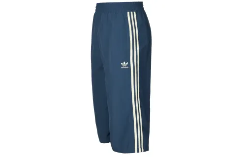 Adidas Originals Classic 3 Pack Pattern Collection Trefoil Collection SS25 Casual Shorts Men's Dark Blue/Ivory