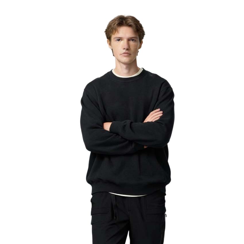 Свитшот UNIQLO SS25 Loose (черный)