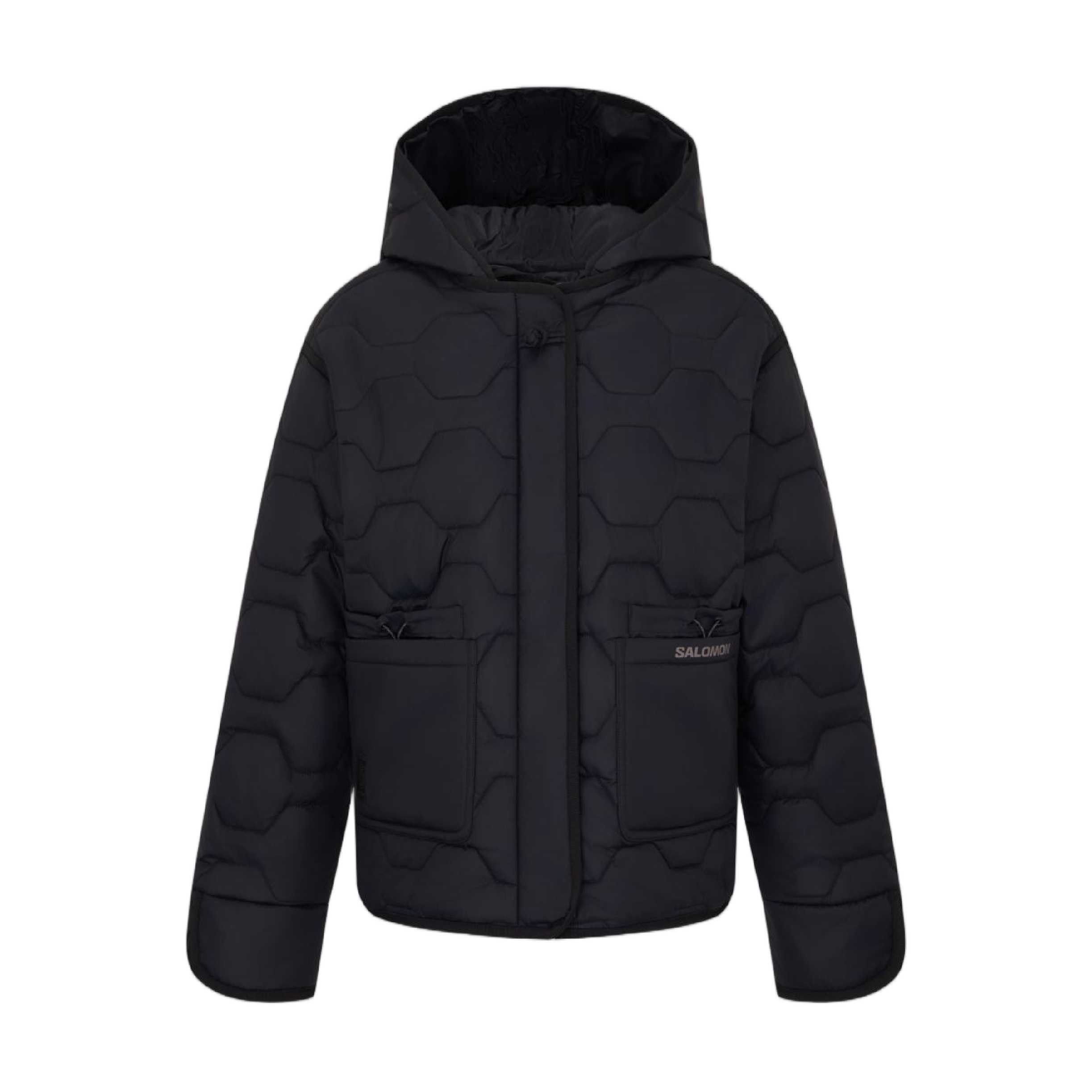 Куртка Salomon SALOMON SS26 PL CNY PTX PADDED JKT W CNY (серо-зеленая)