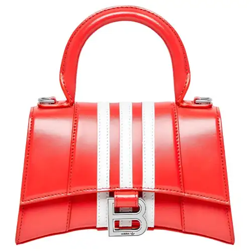 Balenciaga X Adidas Hourglass Xs Box Handbag Red
