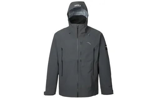 Anta Variety Training Collection Waterproof And Breathable Thermal Quick Dry Windbreaker Jacket Men's Smoke Black Gray