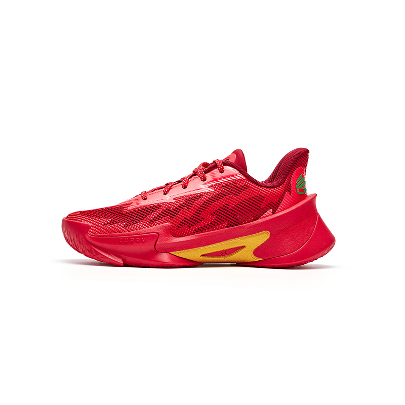 Детские баскетбольные кроссовки Under Armour Under Armour CURRY SERIES 7 (красно-желтые)