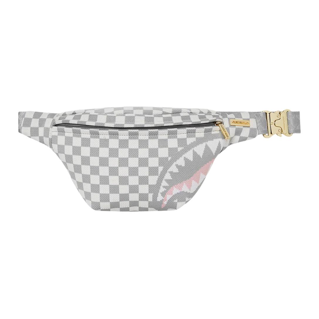 Поясная сумка SPRAYGROUND (серо-белая)