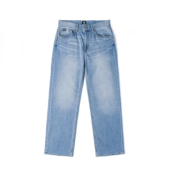 Lee SS26 762 свободные прямые мужские джинсы классического дизайна с пятью карманами