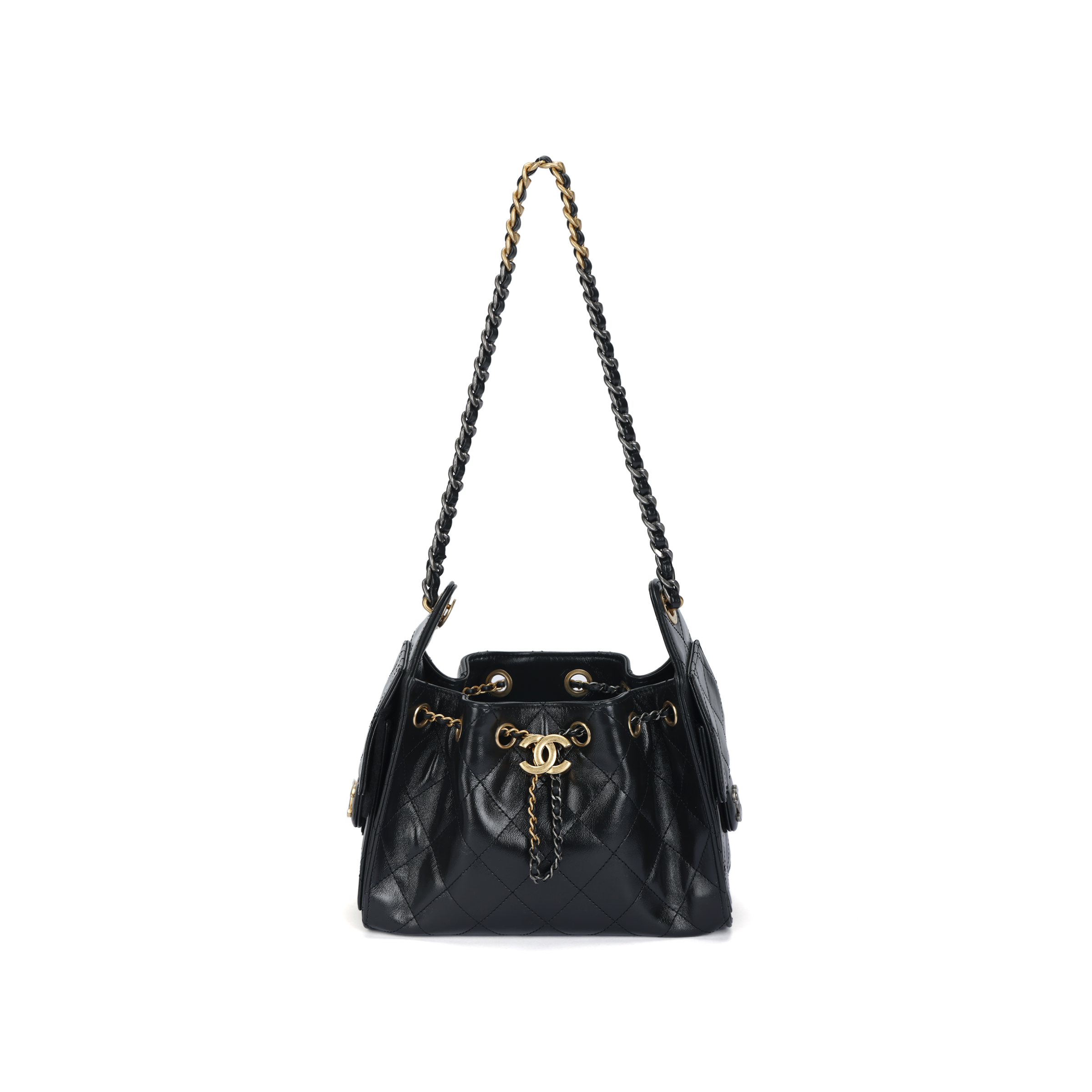 Женская сумка Chanel 25Bag 26C (черная)