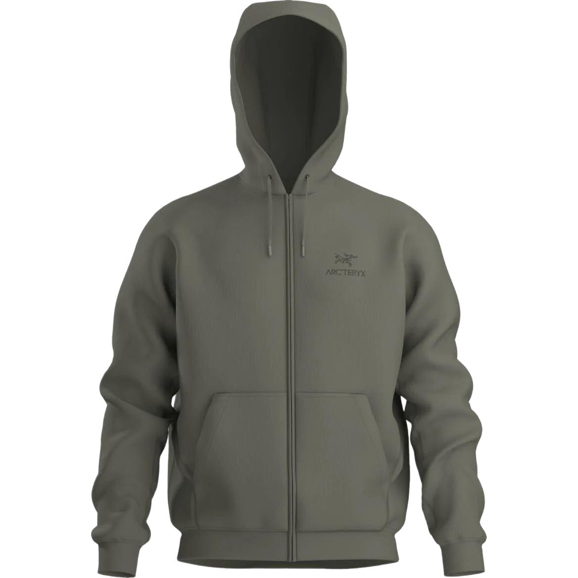 Мужское худи Arcteryx EMBLEM FLEECE FULL ZIP HOODY (серое)