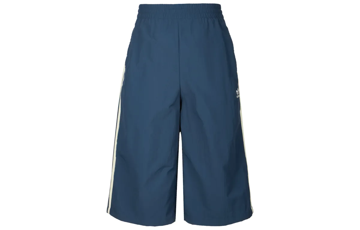 Adidas Originals Classic 3 Pack Pattern Collection Trefoil Collection SS25 Casual Shorts Men's Dark Blue/Ivory