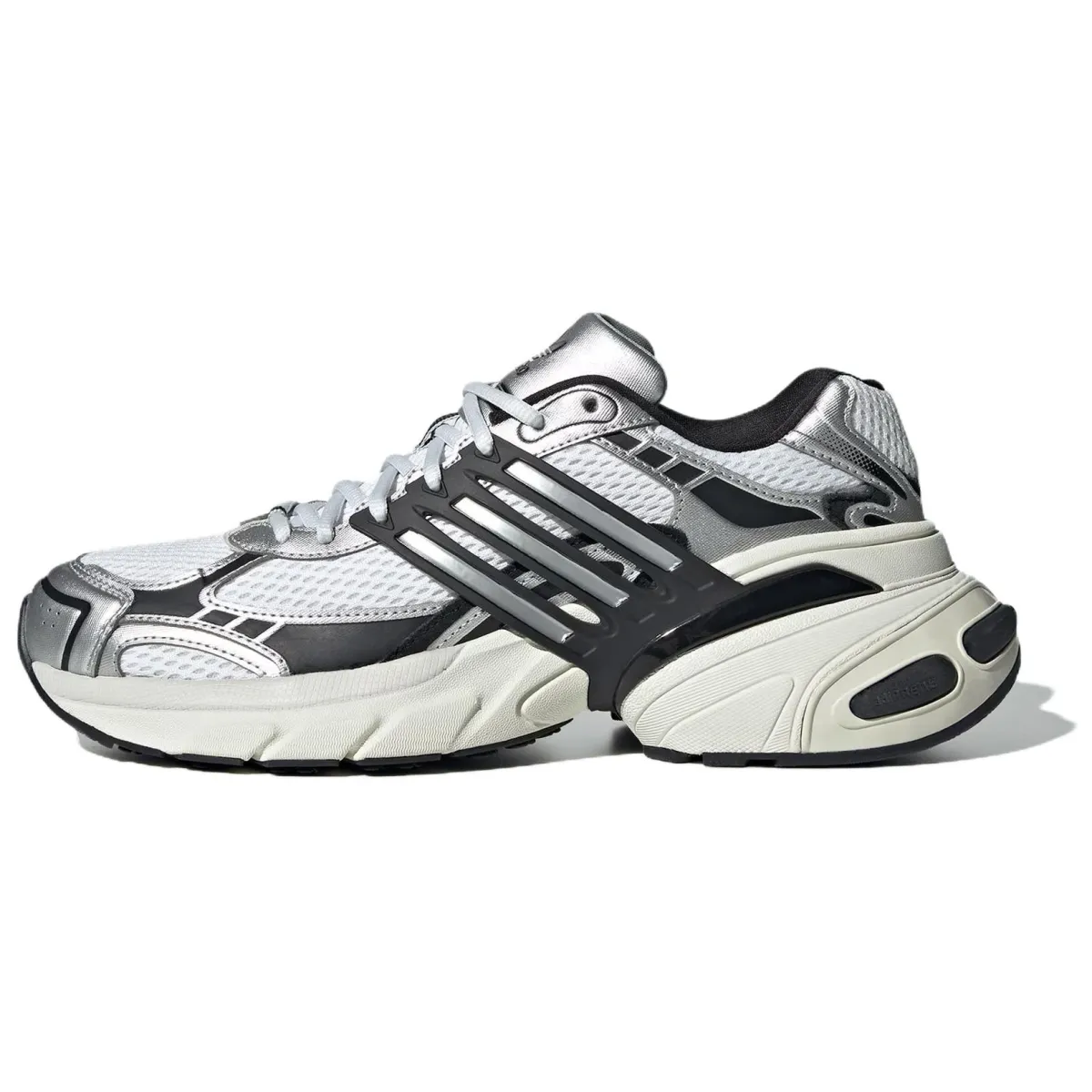 Adidas Originals ADISTAR XLG Slip-Resistant Low-top Chunky Sneakers Unisex Silver Black