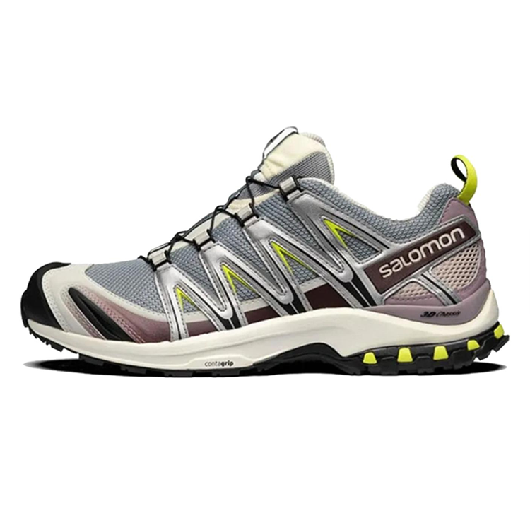 SALOMON Salomon XA PRO 3D outdoor sports mesh shock-absorbing, non-slip and breathable low-top running shoes for men and women, sand field gray