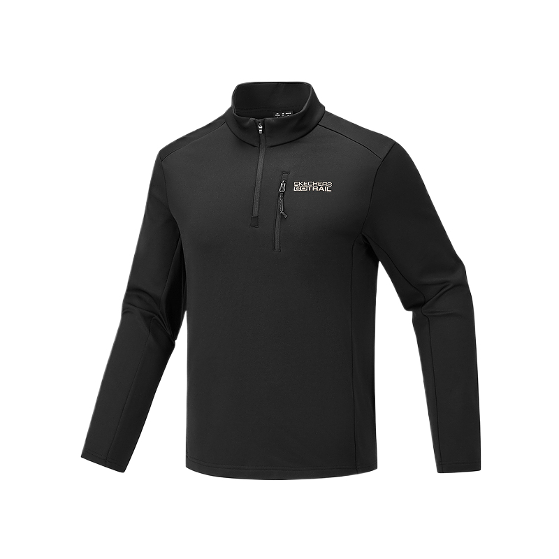 Мужская футболка Skechers Longsleeve (черная)