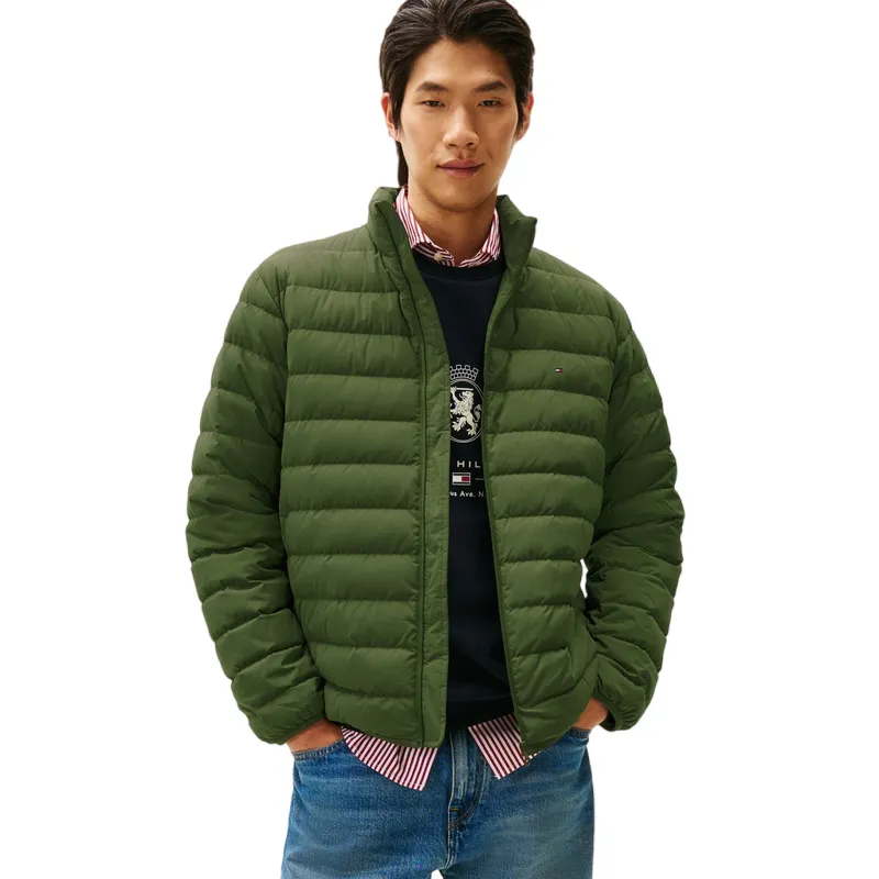 Tommy Hilfiger Logo patch Zipped Puffer Jacket