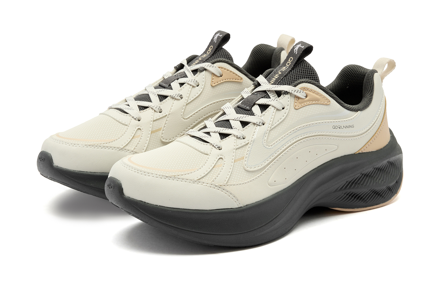 QIAODAN Cloud Rebound 3.0 Cushioning Slip Resistant Coverage Cushioning Slip Resistant Coverage Low top Running Shoes