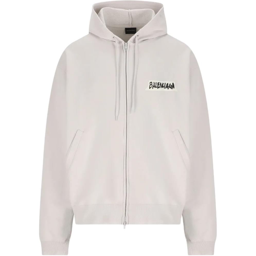 Мужское худи Balenciaga FW25 Oversize (черное)