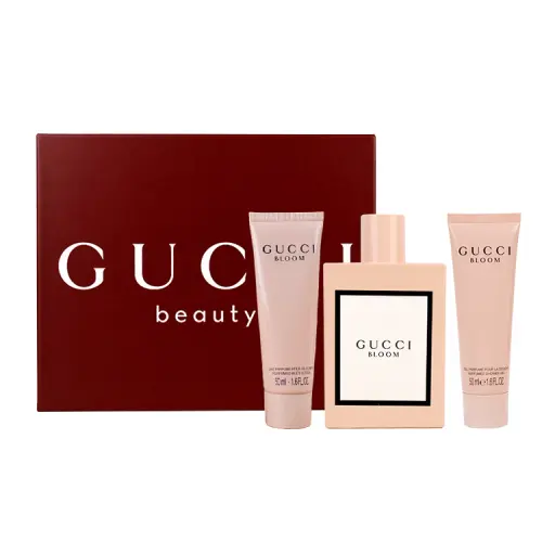 GUCCI Gucci, perfume, body cream, shower gel, gift box, floral set, 100 ml, 50 ml, 50 ml