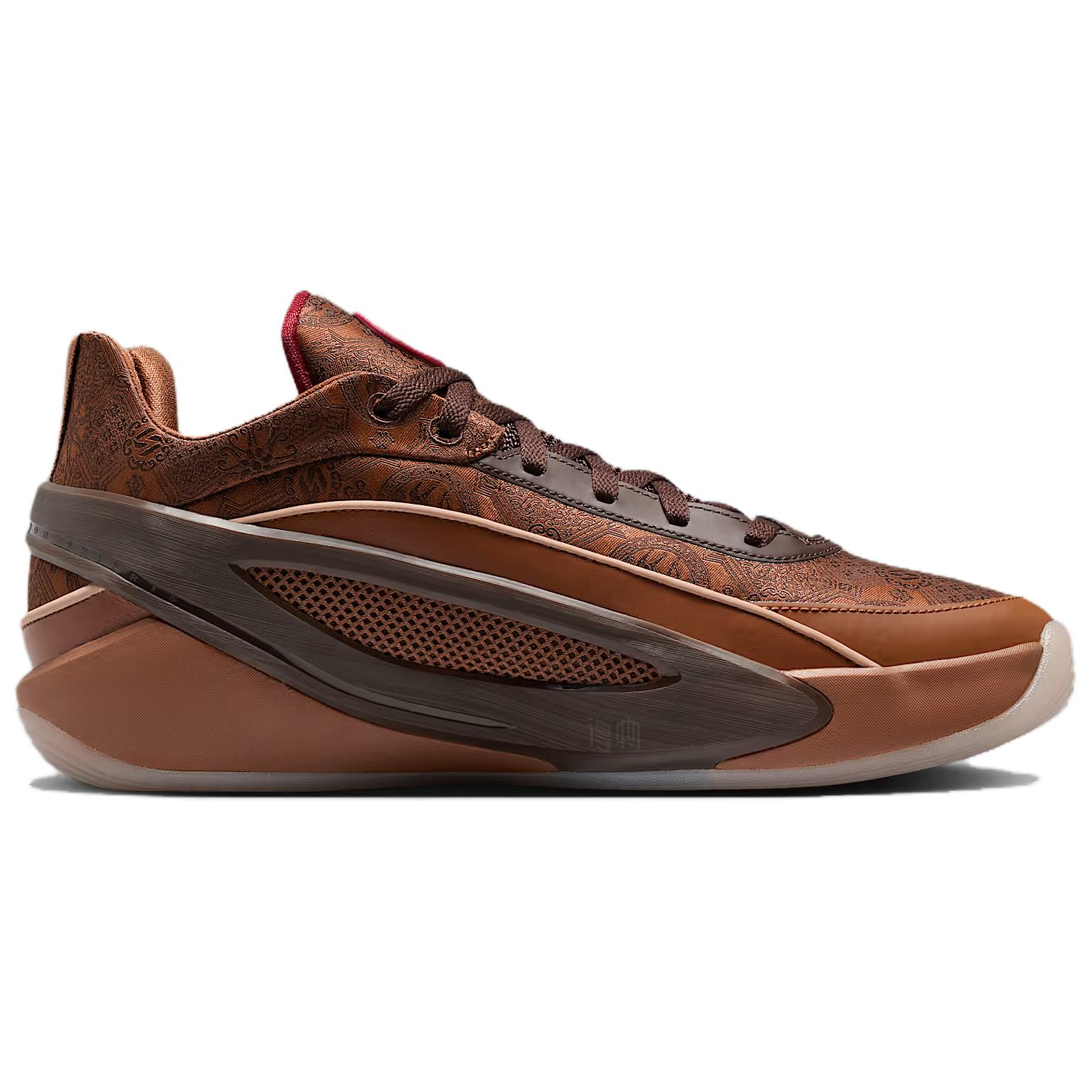 Мужские кроссовки Jordan LUKA 5 (коричневые) — фото 2