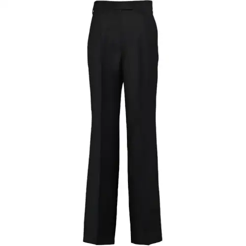 Prada triangle-logo kid-mohair trousers