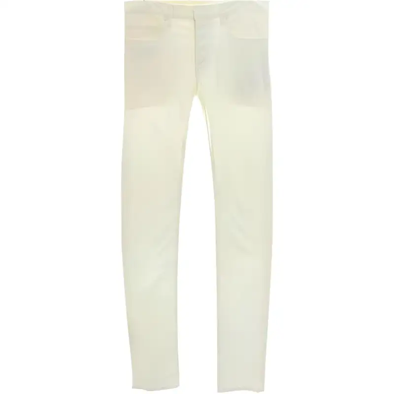 DIOR Jeans Men's White Moderate Straight Fit Pants