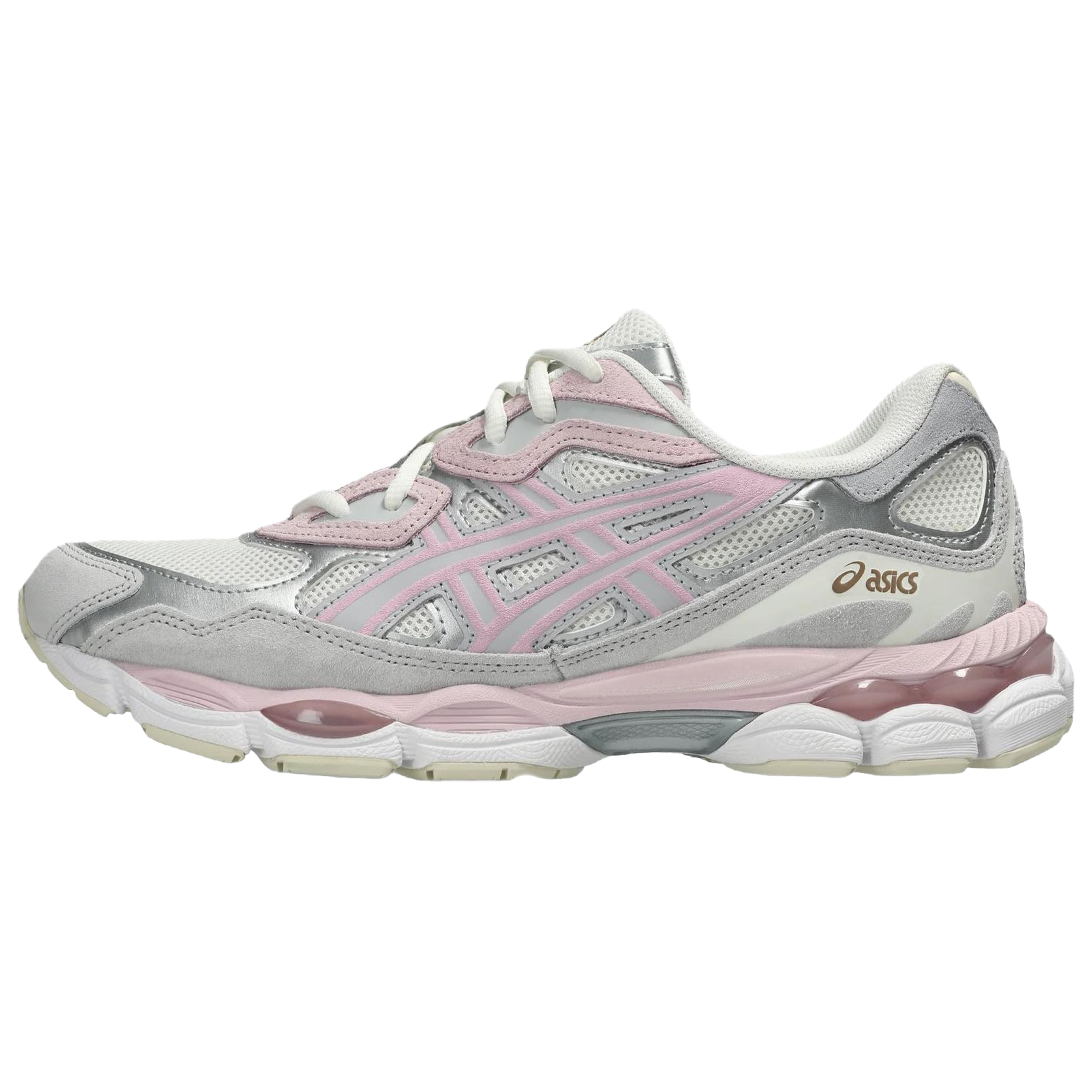 Мужские кроссовки ASICS GEL-NYC (серо-розовые)